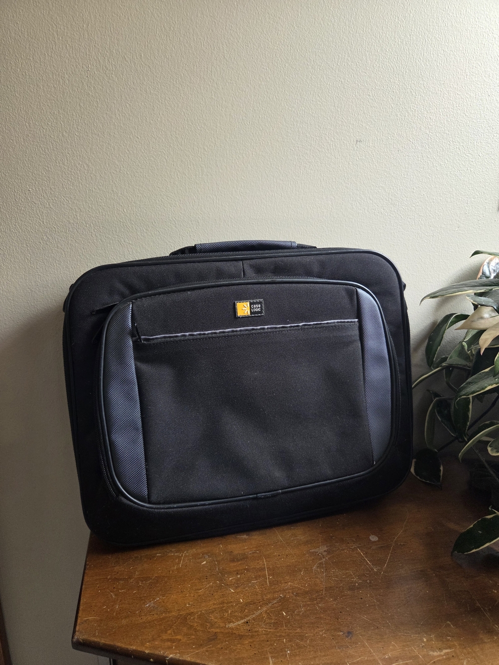 Black Laptop Briefcase Bag - Compact Professional Carry
